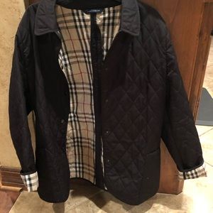 Burberry Quilted Coat with Snaps